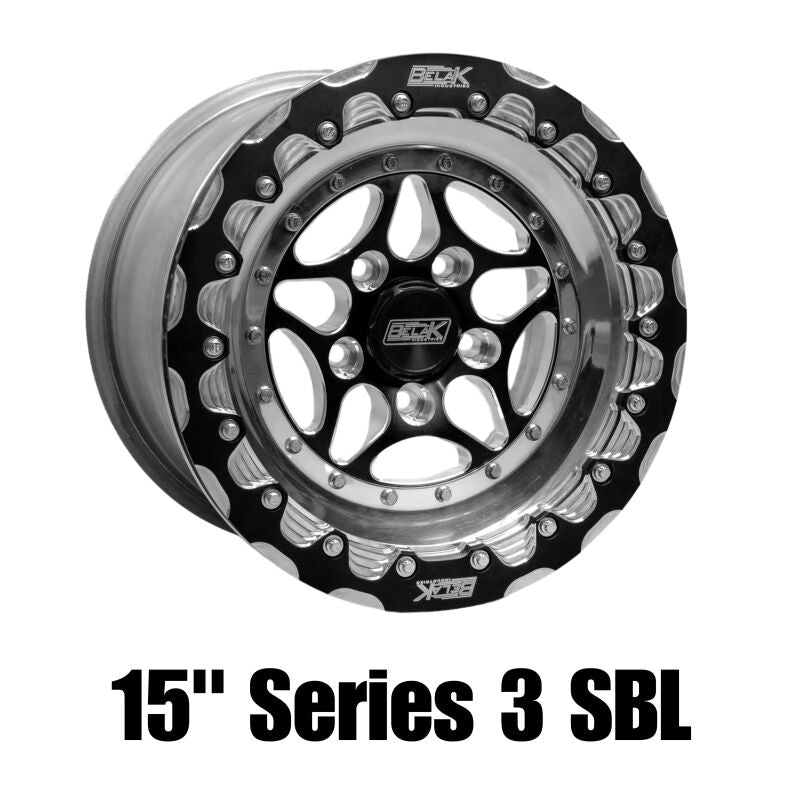 Belak 15x8 / 5in BS / 5x100 BP / High Pad / Series 3 Wheel - Single Beadlock