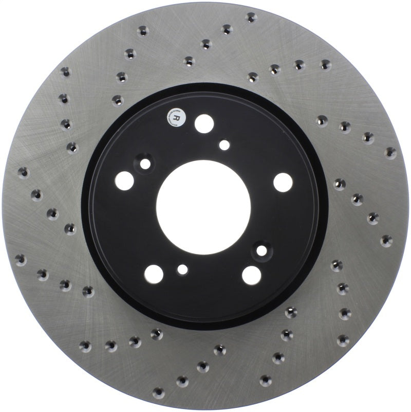 StopTech Drilled Sport Brake Rotor Front Right 13 Honda Accord Sport