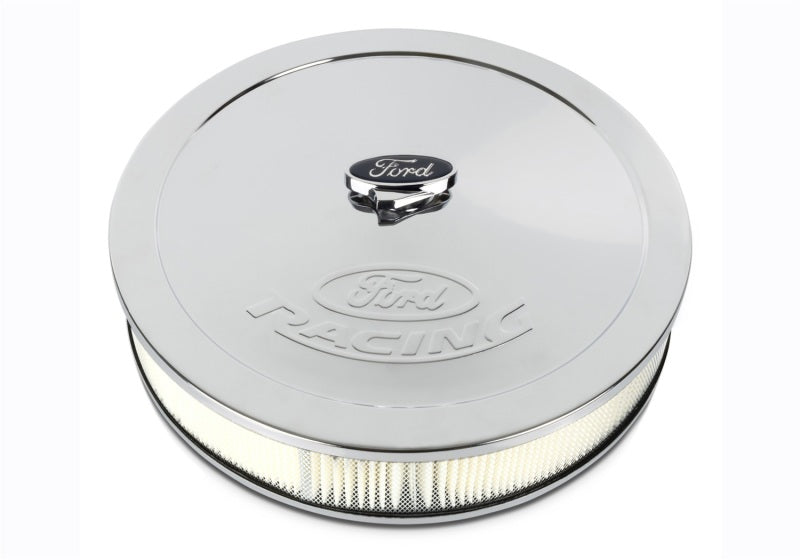 
                      
                        Ford Racing Chrome Air Cleaner w/ Emblem
                      
                    