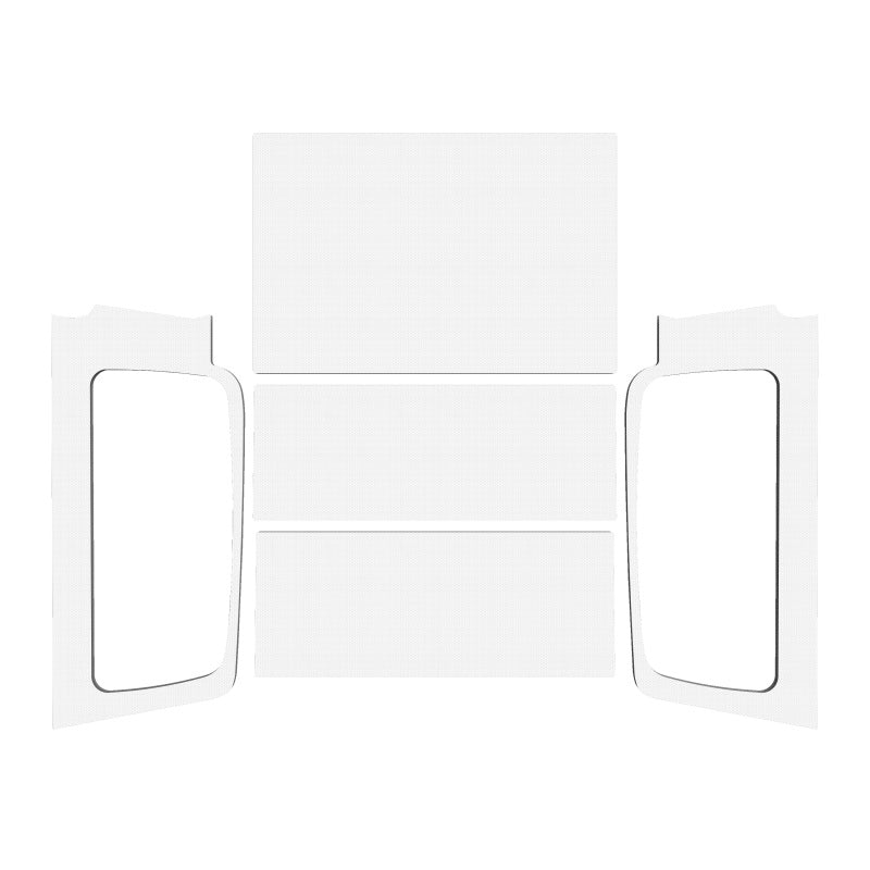 DEI 04-06 Jeep Wrangler LJ Unliminted Headliner Complete Kit - White