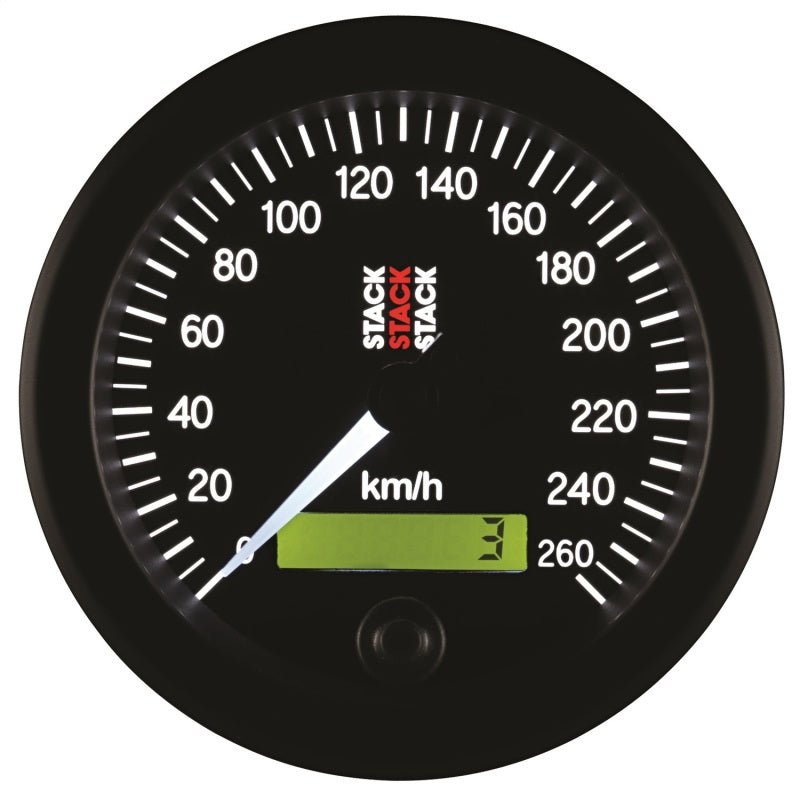 
                      
                        Autometer Stack 88mm 0-260 KM/H Electronic Speedometer - Black
                      
                    