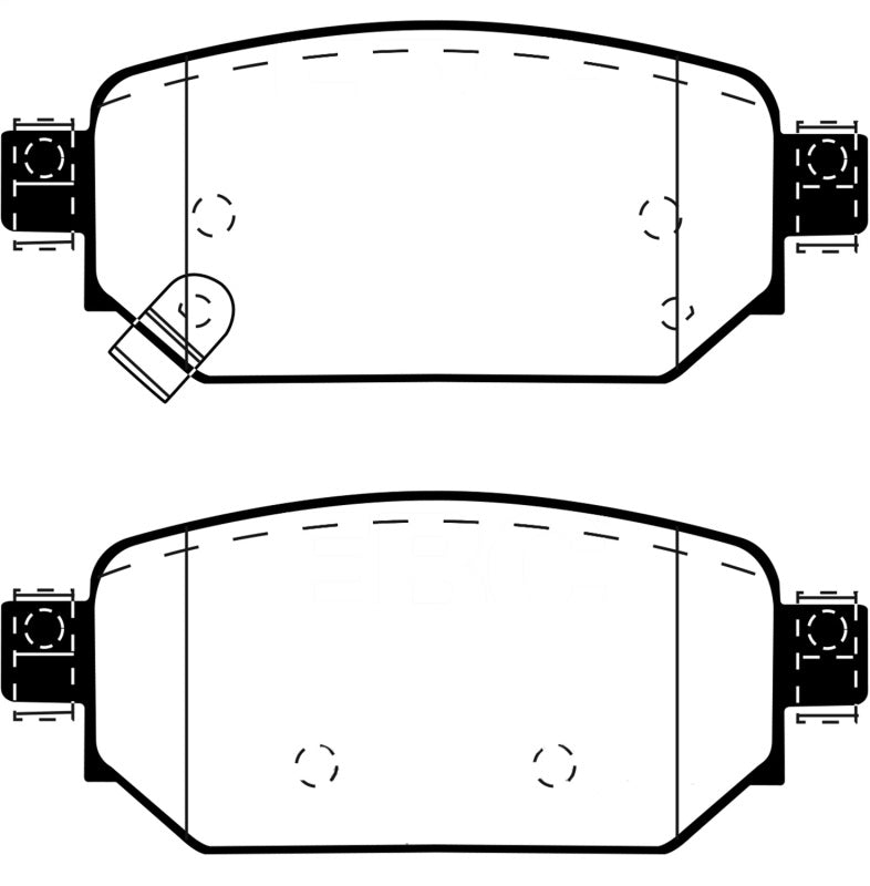 EBC 2017+ Mazda 3 2.0L Yellowstuff Rear Brake Pads