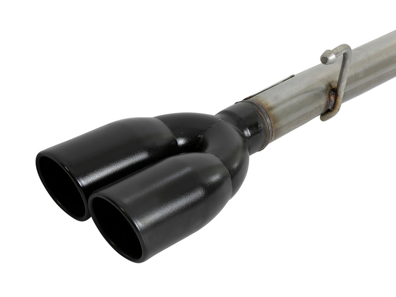 aFe Vulcan Series 3 cale-2,5 cala 304 SS układ wydechowy cat-back 2019 GM Silverado / Sierra 1500 V8-5.3L z czarnymi końcówkami