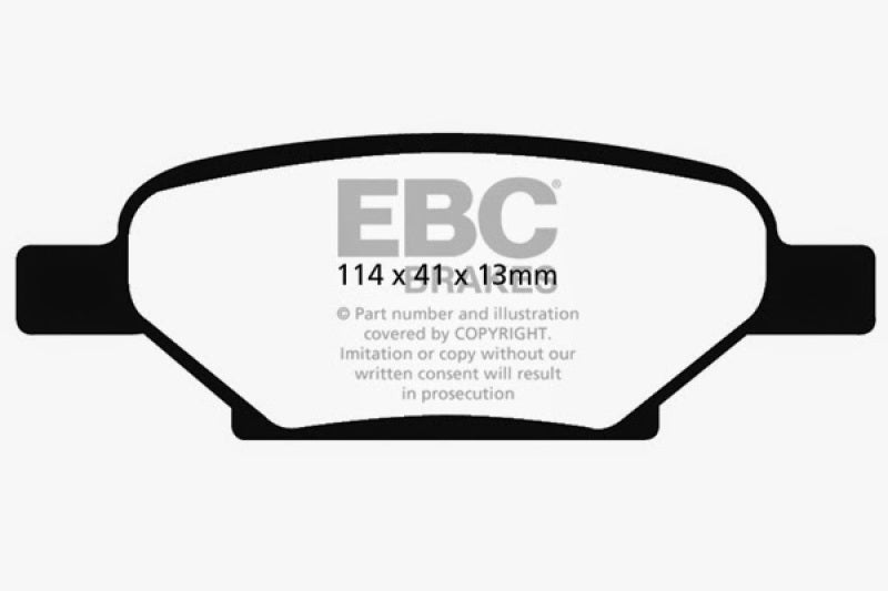 EBC 04-06 Chevrolet Cobalt 2.0 Supercharged Yellowstuff Rear Brake Pads