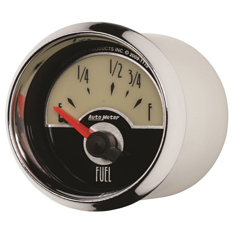 
                      
                        AutoMeter Gauge Fuel Level 2-1/16in. 73 Ohm(e) to 10 Ohm(f) Elec Cruiser
                      
                    