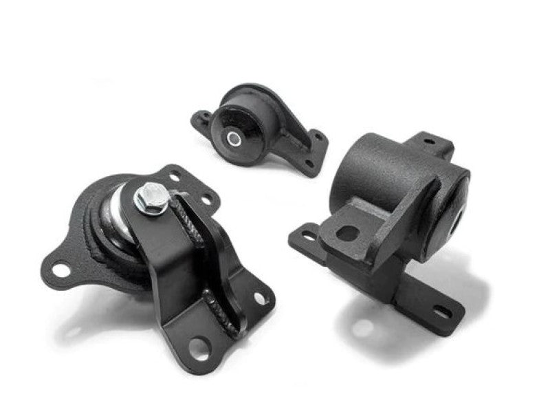 Innovative 05-08 Honda FIT/JAZZ L-Series Black Steel Mounts 75A Bushings (Auto Trans)