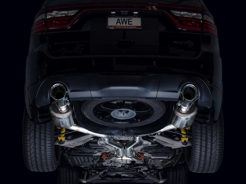 
                      
                        AWE Tuning 18-23 Dodge Durango SRT &amp; Hellcat Touring Edition Auspuff - Chrom-Silber-Endstücke
                      
                    