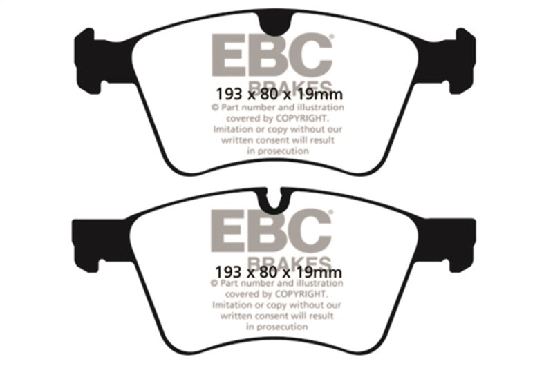 EBC 08-10 Mercedes-Benz GL320 3.0 TD (373mm Front Rotors) Redstuff Front Brake Pads