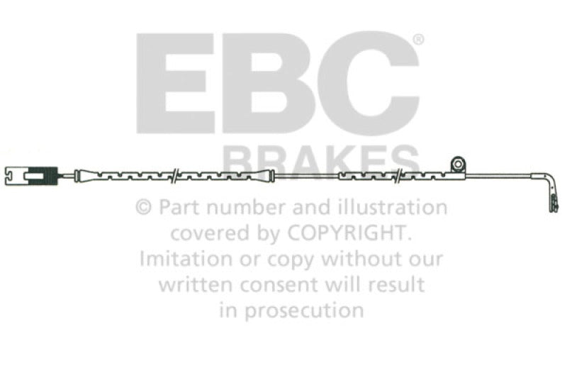 EBC 2000-2003 BMW Z8 5.0L Vordere Verschleißkabel