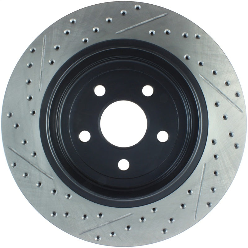 
                      
                        StopTech 12-15 Jeep Cherokee SRT8 Sport Slotted & Drilled Rear Driver Side Brake Rotor
                      
                    