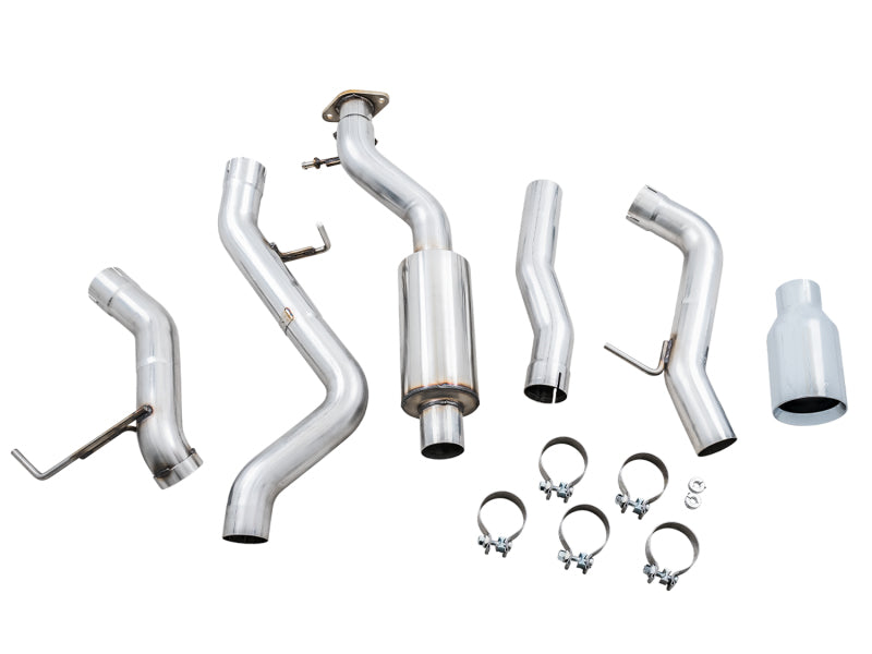 
                      
                        AWE Tuning 2021+ Ford Bronco 0FG Single Rear Exit Exhaust w/Chrome Silver Tip & Bash Guard
                      
                    