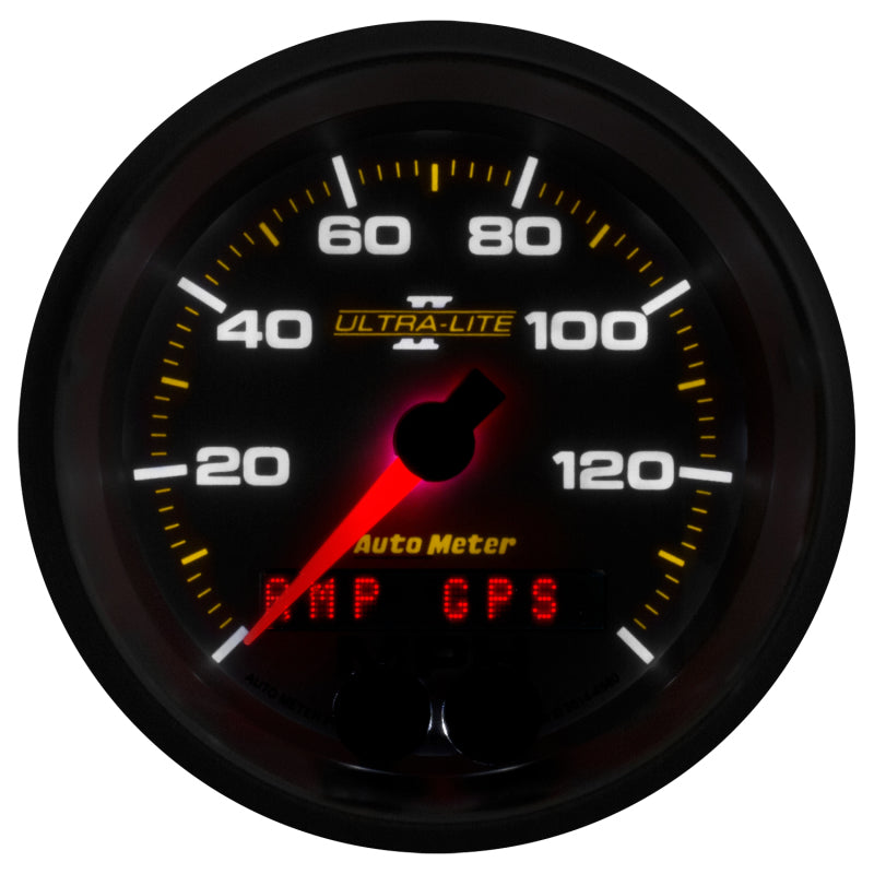 
                      
                        Autometer Ultra-Lite II 3-3/8in 0-140MPH In-Dash Electronic GPS Programmable Speedometer
                      
                    