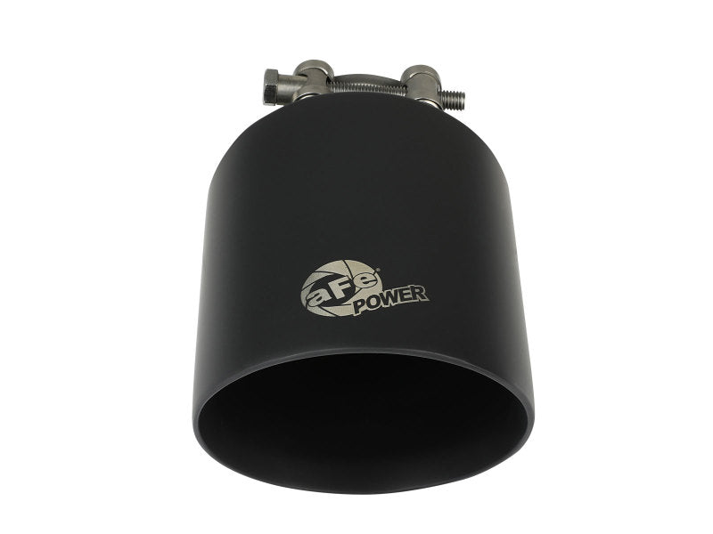 
                      
                        aFe Takeda 304 SS Clamp-On Exhaust Tip 2.5in. Inlet / 4.5in. Outlet / 7in. L - Black
                      
                    