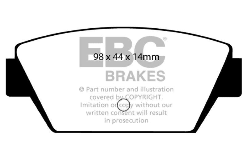 
                      
                        EBC 93-94 Eagle Talon 1.8 Redstuff Rear Brake Pads
                      
                    