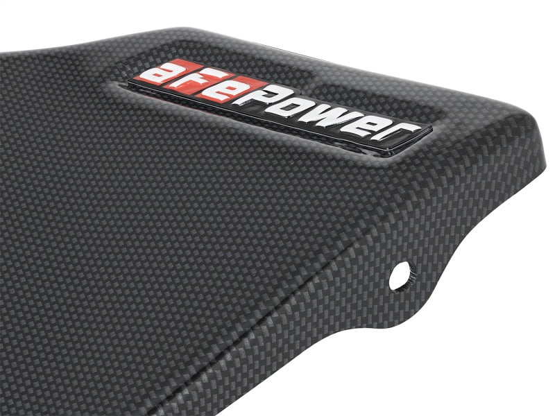 aFe MagnumFORCE Stage-2 Intake System Carbon Fiber Cover 15-17 MINI Cooper S (F55/F56) L4-2.0L (t)