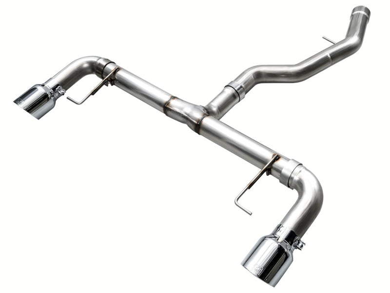 AWE 19–23 BMW 330i / 21–23 BMW 430i Base G2X Track Edition Axle Back Auspuff – Chrom Silber