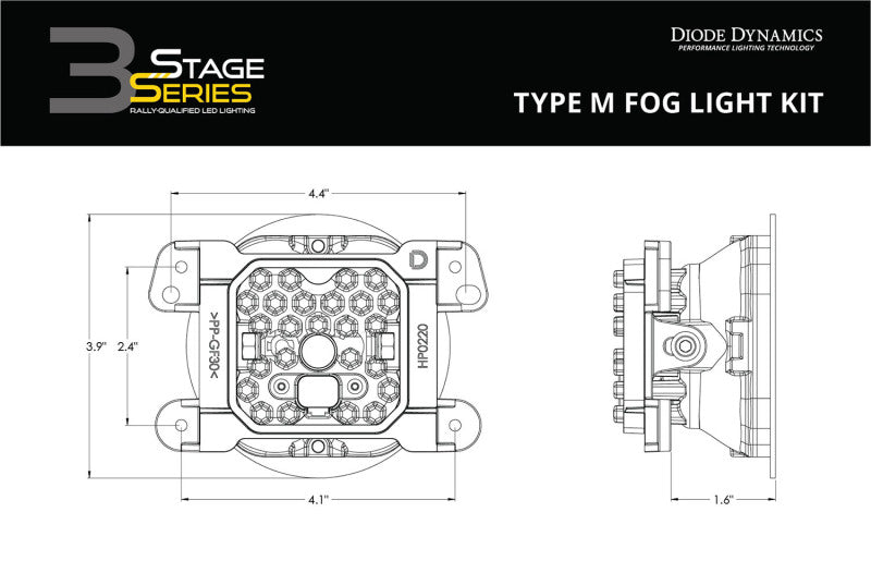 
                      
                        Diode Dynamics SS3 Pro Type M Kit ABL - White SAE Driving
                      
                    