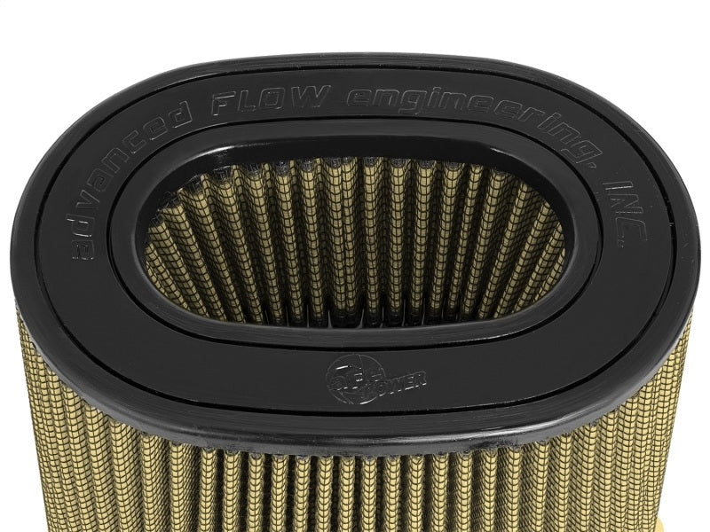 
                      
                        aFe Momentum Intake Rep Air Filter w/PG7 Media-3in F (Dual) x (8.25x6.25)in B x (7.25x5)in T x 9in H
                      
                    