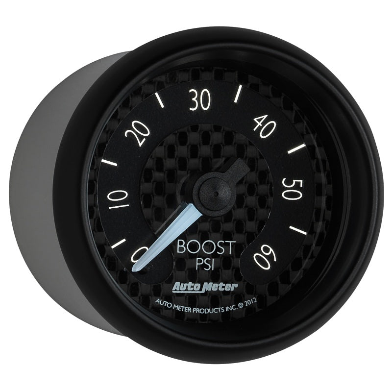 
                      
                        Autometer GT Series 52mm Mechanical 0-60 psi Boost Gauge
                      
                    