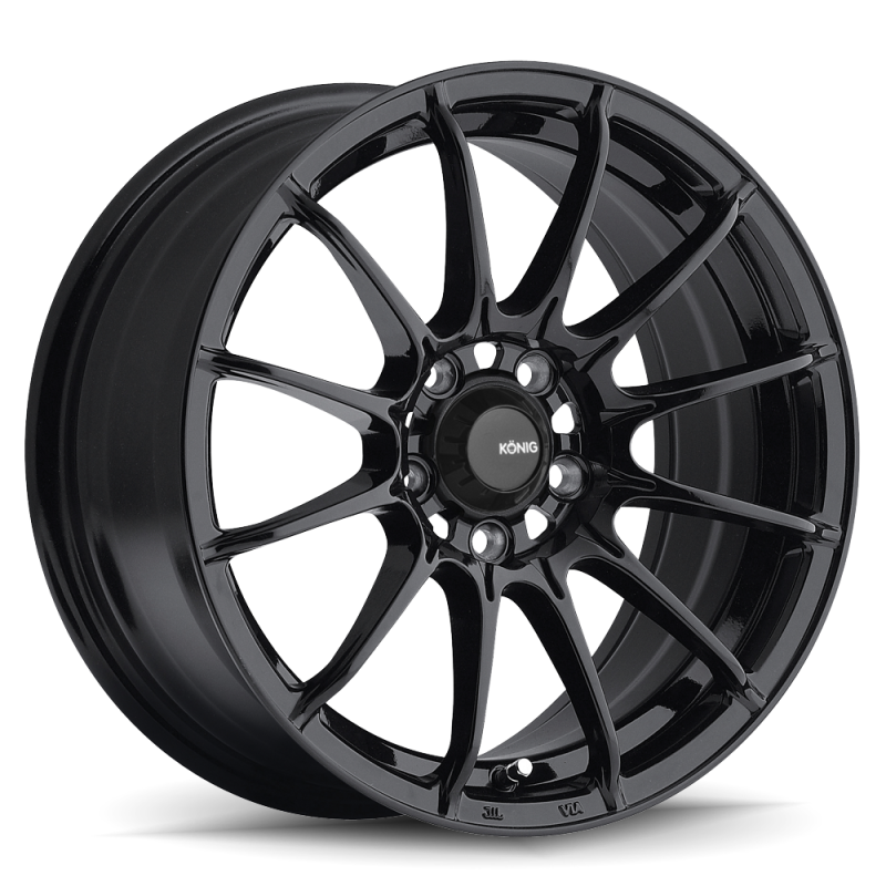 Konig Dial In 15x7 4x100 ET35 Gloss Black