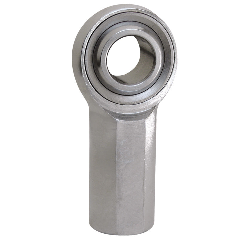 QA1 K Series 3-Pc Rod End - Female/Left Hand - .3125in Bore x 5/16-24 - Carbon Steel w/PTFE