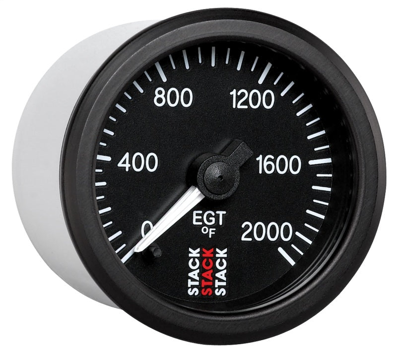 
                      
                        Autometer Stack 52mm 0-2000 Deg F Pro Stepper Motor Exhaust Gas Temp Gauge - Black
                      
                    