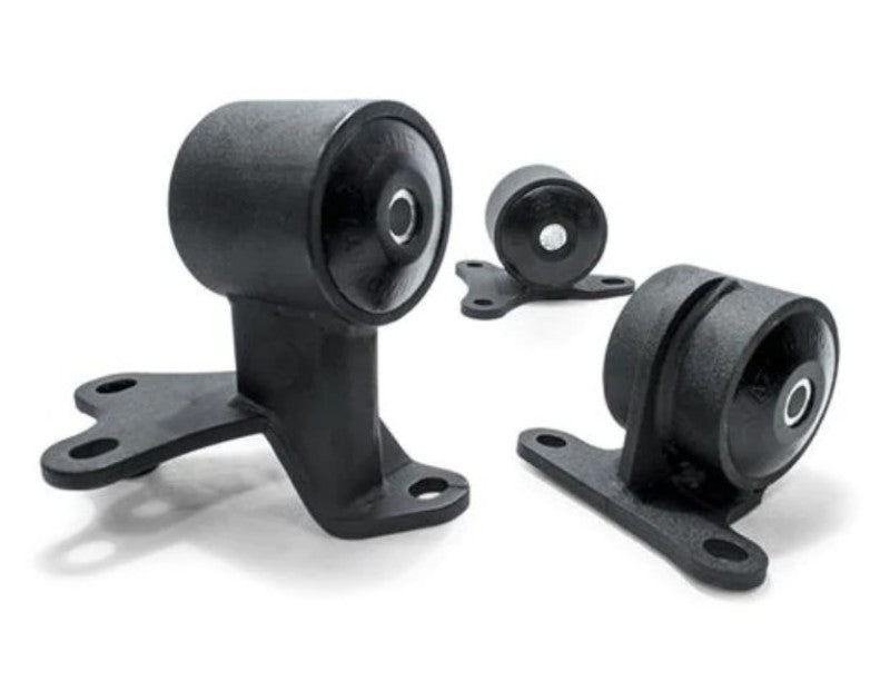 Innovative 90-93 Accord F-Series Black Steel Mounts 75A Bushings (Auto to Manual)