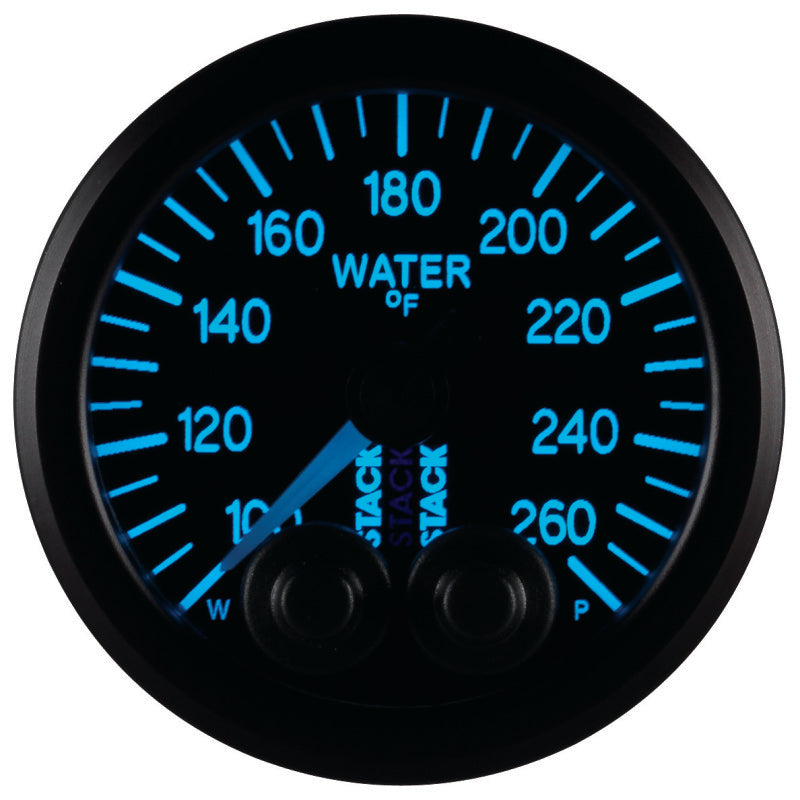 
                      
                        Autometer Stack Pro Control 52mm 100-260 deg F Water Temp Gauge - Black (1/8in NPTF Male)
                      
                    