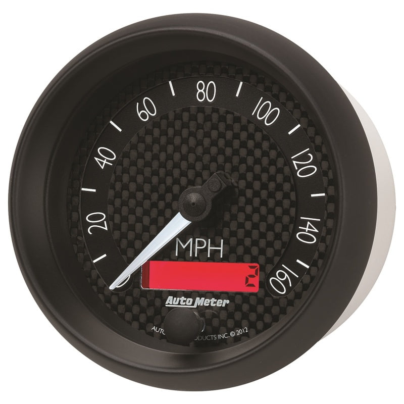 
                      
                        Autometer GT Series 3-3/8in In Dash 0-160 MPH Electronic Programmable Speedometer
                      
                    