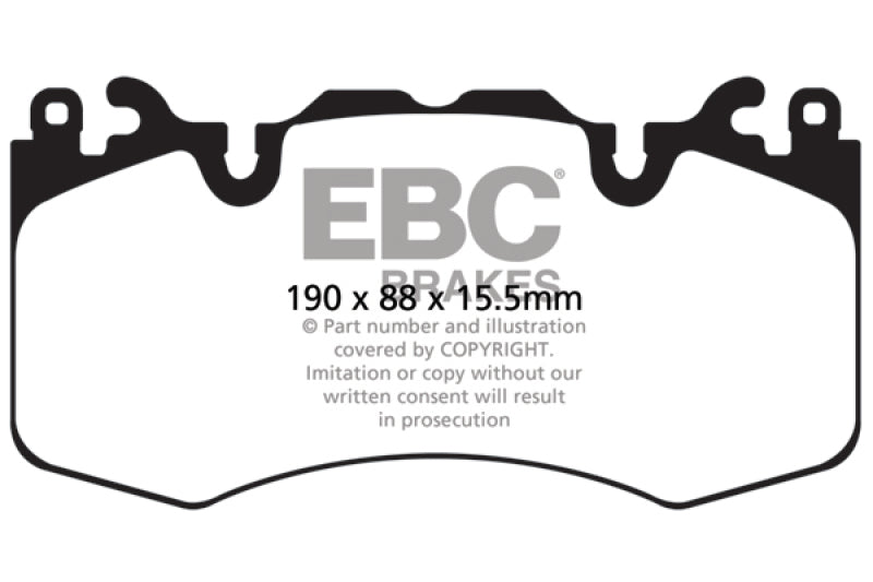 
                      
                        EBC 13+ Land Rover Range Rover 3.0 Supercharged Yellowstuff Front Brake Pads
                      
                    