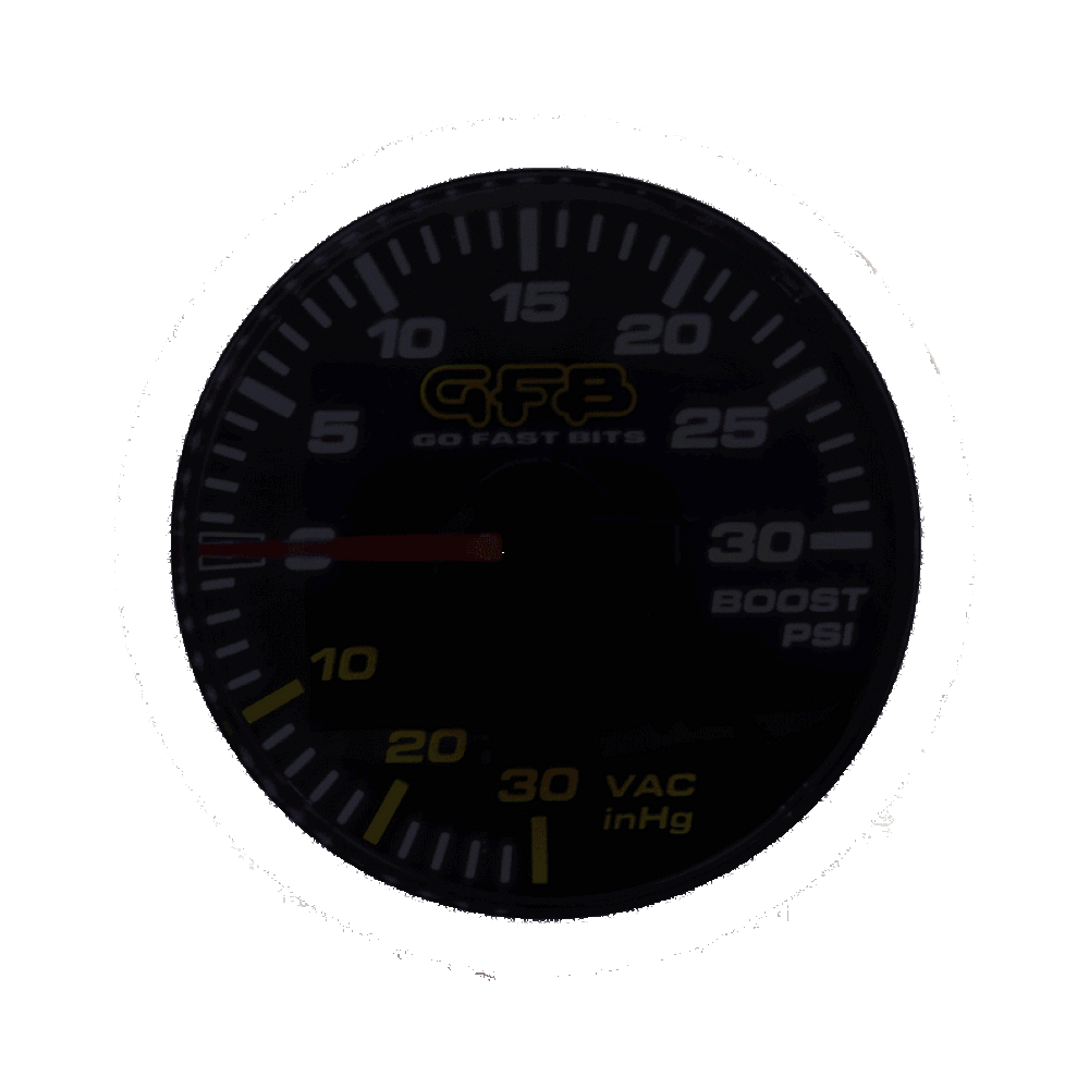 
                      
                        GFB 52mm Boost Gauge 30psi
                      
                    