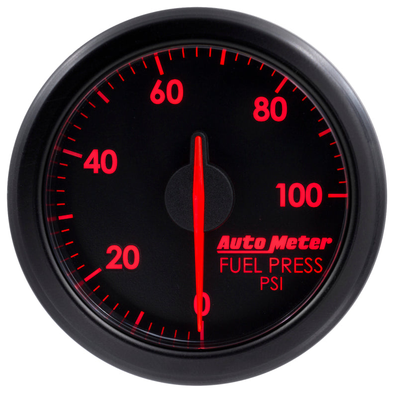 Autometer Airdrive 2-1/6in Fuel Pressure Gauge 0-100 PSI - Black