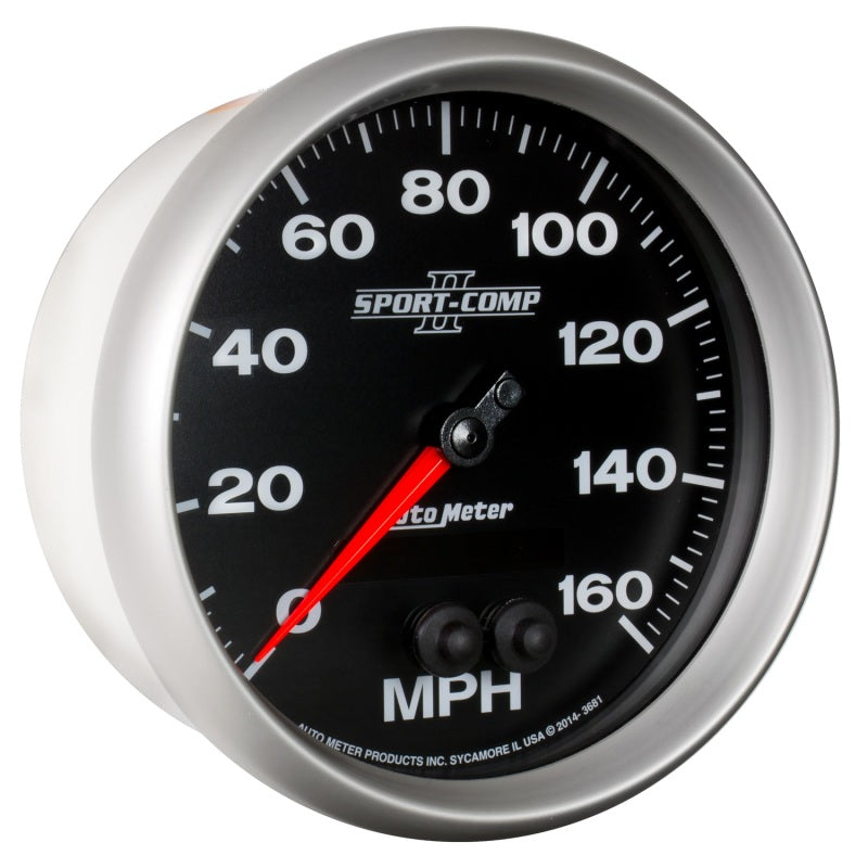 
                      
                        Autometer Sport-Comp II 5in 0-140MPH In-Dash Electronic GPS Programmable Speedometer
                      
                    