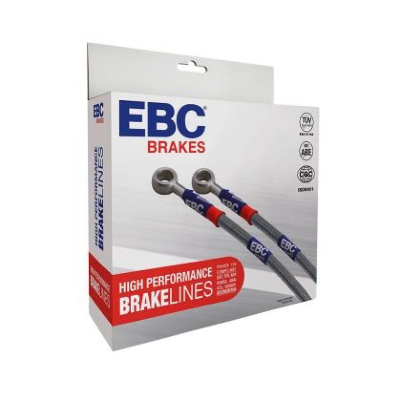 
                      
                        EBC 08-13 Chevrolet Silverado 1500 (2WD) (mit hinteren Trommeln) Edelstahl-Bremsleitungssatz
                      
                    