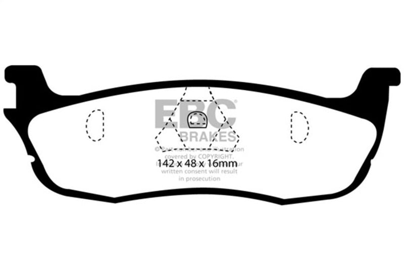 
                      
                        EBC 97-99 Ford Expedition 4.6 2WD Greenstuff Rear Brake Pads
                      
                    