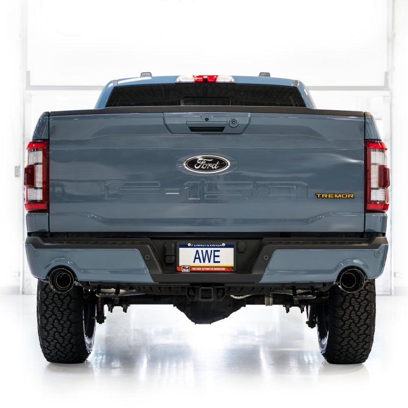 
                      
                        AWE Tuning 2021+ Ford F-150 Tremor (w/ Bumper Cutouts) 0FG Non-Resonated Catback -Diamond Black Tips
                      
                    