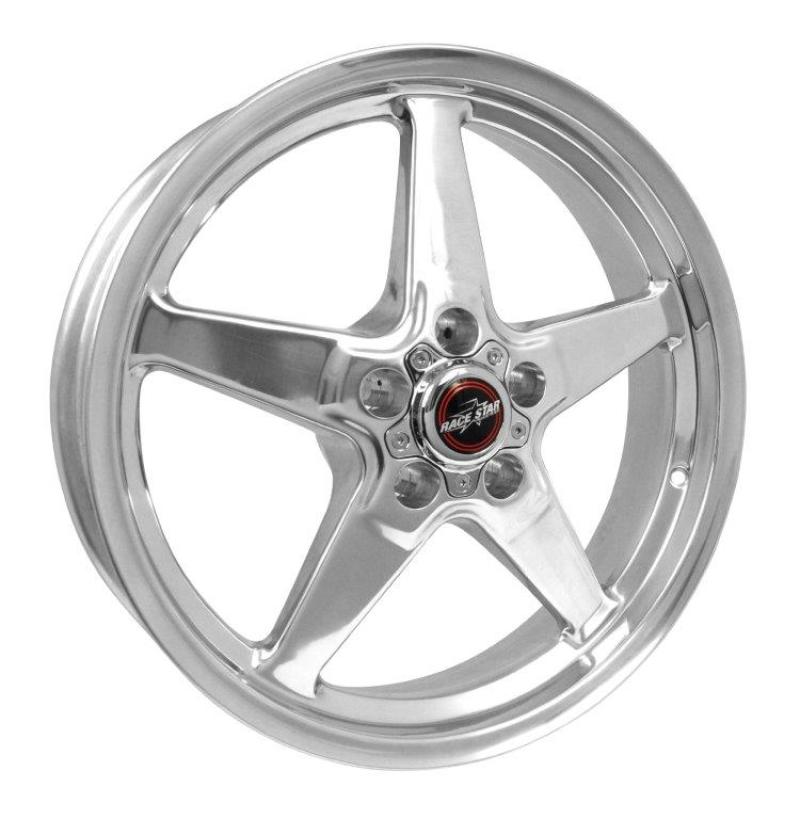 Race Star 92 Drag Star 18x5.00 5x4.50bc 2.00bs Direct Drill Polished Wheel