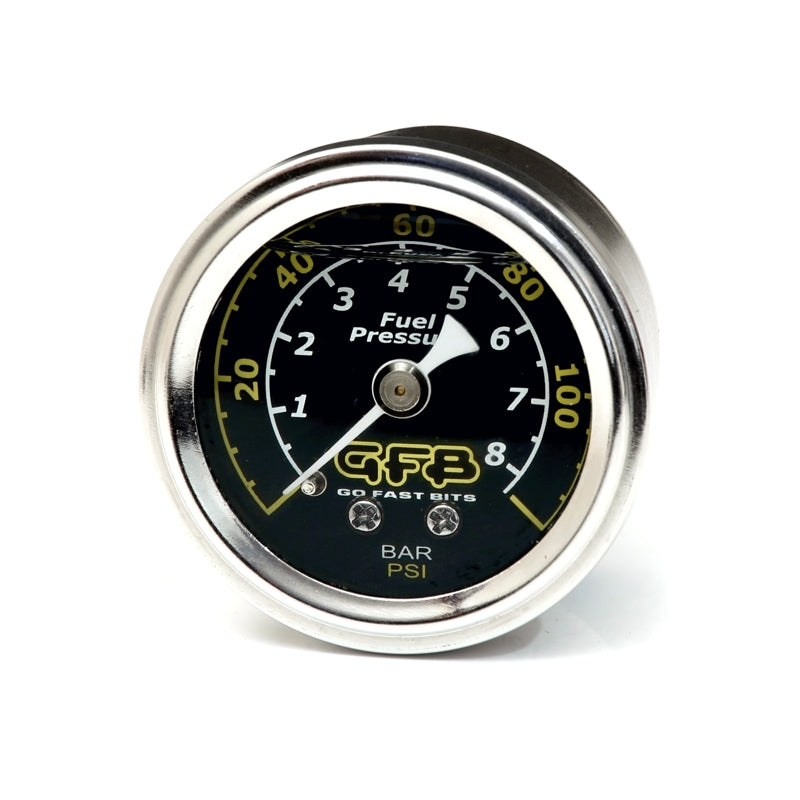 
                      
                        GFB Fuel Pressure Gauge (Suits 8050/8060) 40mm 1-1/2in 1/8MPT Thread 0-120PSI
                      
                    