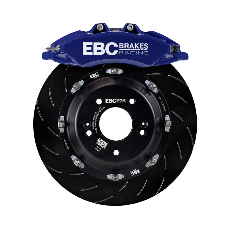 EBC Racing 2023+ Nissan 400Z Blue Apollo-6 Calipers 380mm Rotors Front Big Brake Kit