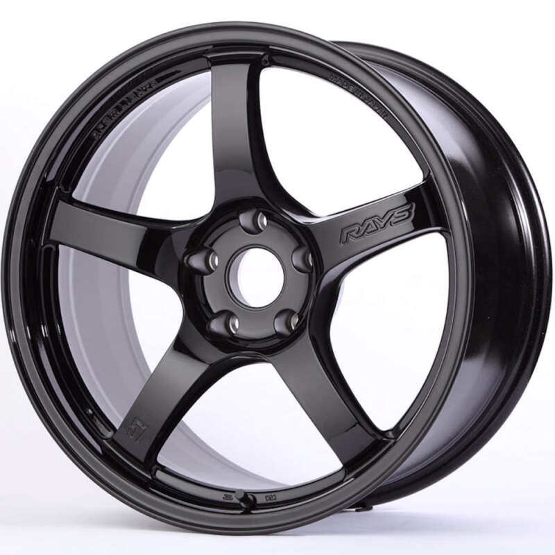 Gram Lights 57CR 18x8.5 +37 5x114.3 glänzend schwarze Felge