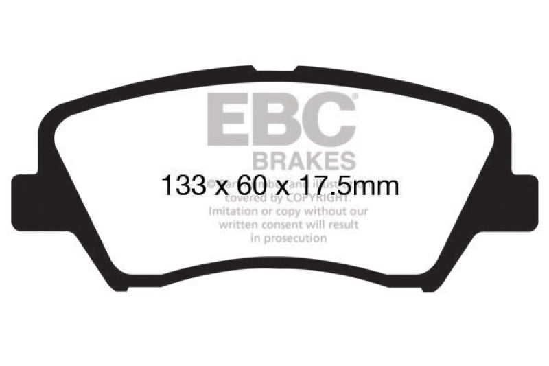 
                      
                        EBC 13+ Hyundai Elantra 1.8 Greenstuff Front Brake Pads
                      
                    