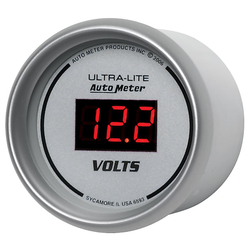 
                      
                        Autometer Ultra-Lite 2-1/16in 8-18 Volts Digital Voltmeter
                      
                    