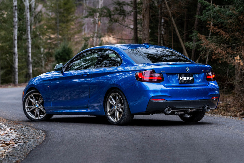 
                      
                        MBRP 17-21 BMW M240I 3.0L 3in Axle Back Dual Rear Exit w/ T304 SS Carbon Fiber Tips (Street Version)
                      
                    