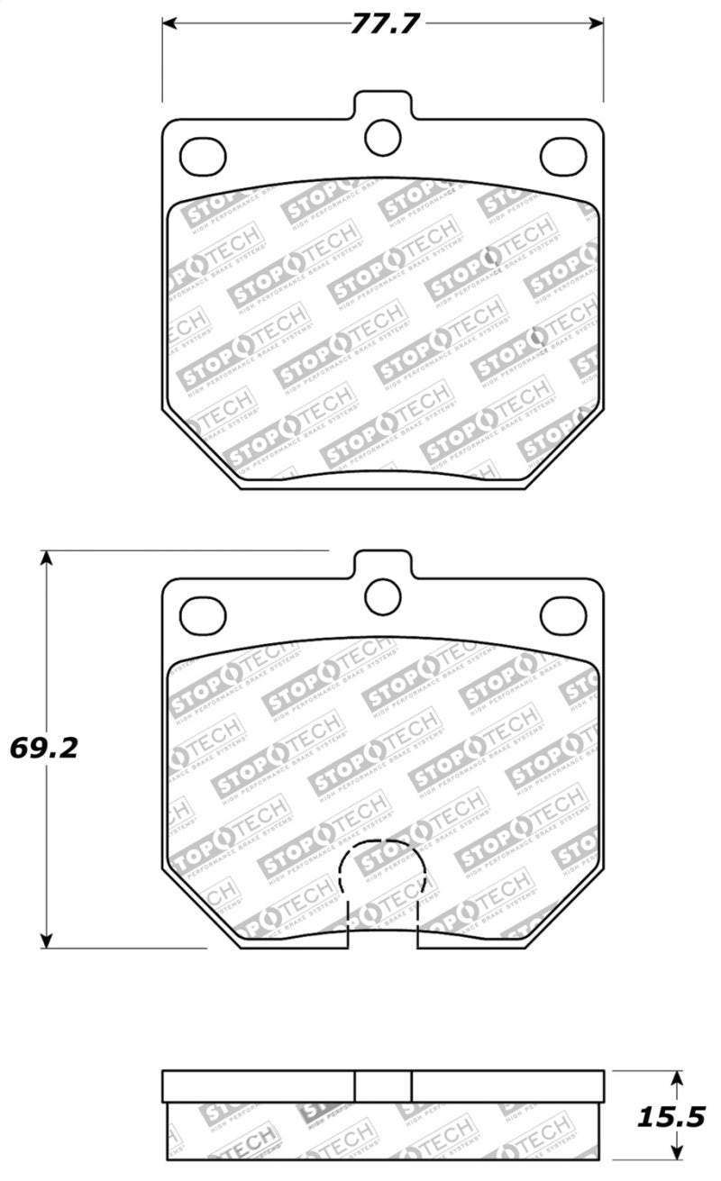 StopTech Street Touring Brake Pads