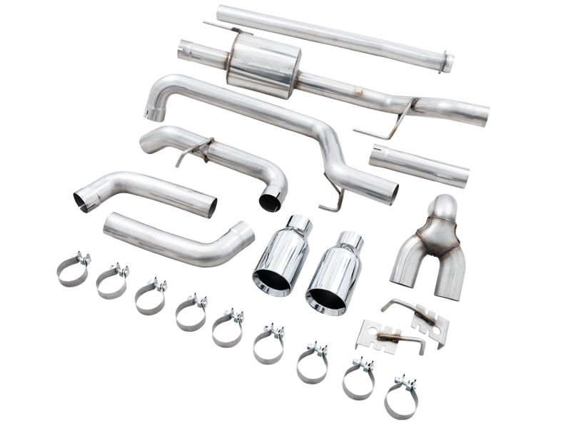 
                      
                        AWE 0FG 21+ Ford F150 Dual Split Rear Exhaust - 5in Chrome Silver Tips
                      
                    