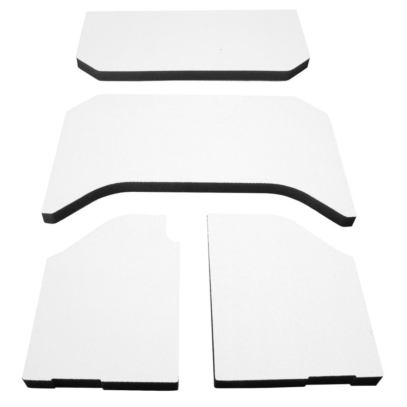 DEI 11-18 Jeep Wrangler JK 4-Door Boom Mat Headliner - 4 Piece - White