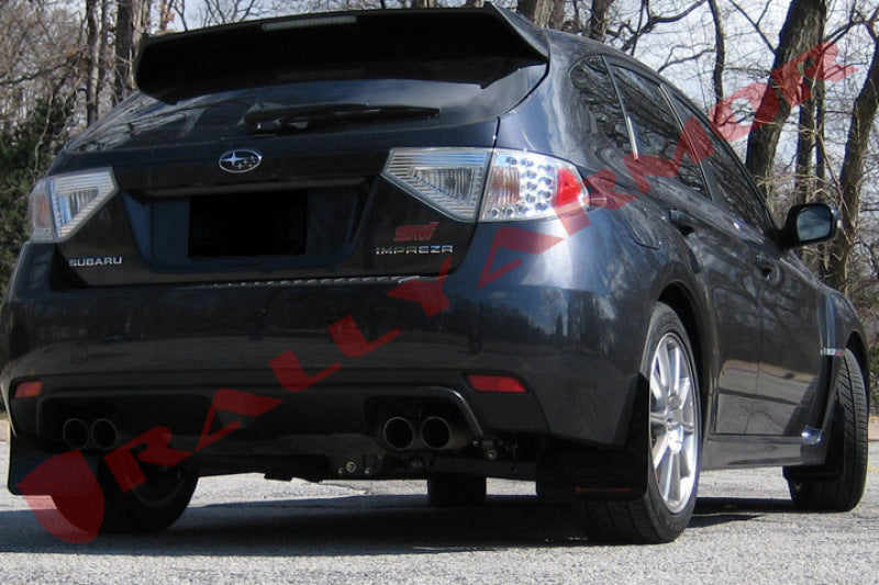 
                      
                        Rally Armor 08-11 Subaru STI (nur Hatch) / 11-14 WRX (nur Hatch) Schwarzer UR-Schmutzfänger mit rotem Logo
                      
                    