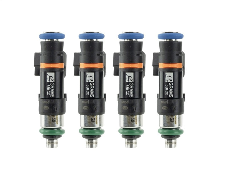 Grams Performance Nissan 240sx/S13/S14/S15/SR20 (Top Feed 11mm) 550cc Fuel Injectors (Set of 4)