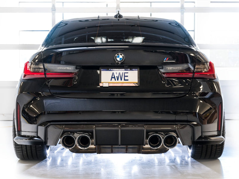 
                      
                        AWE Track Edition Catback Exhaust for BMW G8X M3/M4 - Chrome Silver Tips
                      
                    