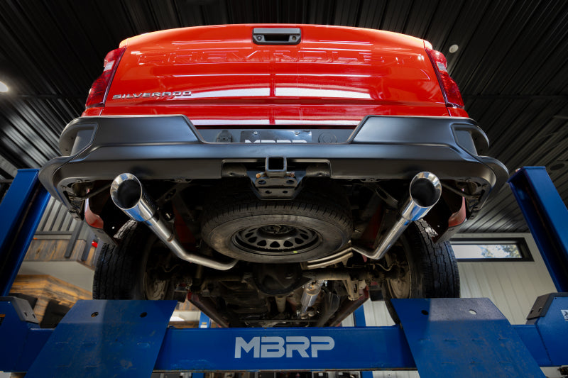 MBRP 2019+ Chevrolet Silverado 1500 / 2019+ GMC Sierra 1500 Alum. 3in Armor Lite Cat-Back Exhaust